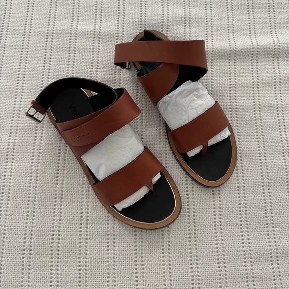 Vince Leather Wrap Sandals - size 7.5 - Picture 2 of 6